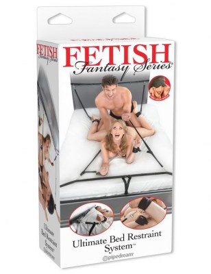 Бандаж для связывания Fetish Fantasy Series Ultimate Bed Restraint System - Black
