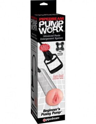 Помпа для мужчин Pump Worx Beginner's Pussy Pump