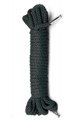 Верёвка для связывания Bondage Rope черная