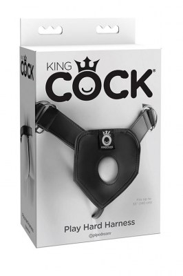 Стильный пояс для страпона King Cock_x000D_Play Hard Harness