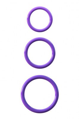 Набор из 3-х эрекционных колец Silicone 3-Ring Stamina Set