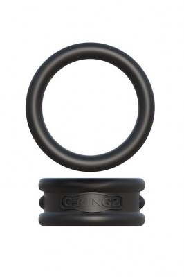 Набор из 2-х эрекционных колец Max-Width Silicone Rings черный