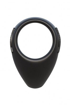 Эрекционное кольцо Silicone Taint-Alizer черное