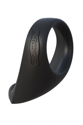 Эрекционное кольцо Silicone Taint-Alizer черное