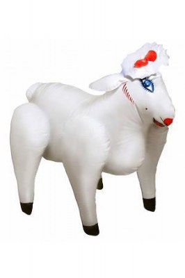 Сувенир надувная Белая овечка