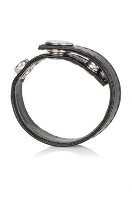 Кожаное эрекционное кольцо Leather 3-Snap Ring
