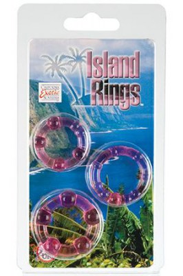 Комплект из 3-х эрекционных колец Island Rings