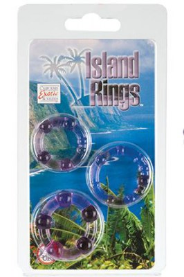 Комплект из 3-х эрекционных колец Island Rings