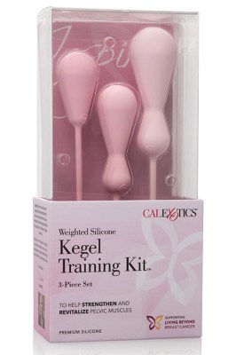 Набор вагинальных кегель из силикона из 3 штук разного размера INSPIRE WGHT SIL KEGL TRAIN KT