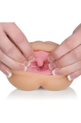 Мастурбатор вагина Vivid® Raw™ Cock Tease с вибрацией телесный