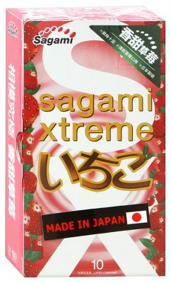 Презервативы Sagami Xtreme Strawberry