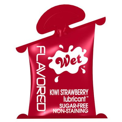 Лубрикант Wet Flavored Kiwi Strawberry